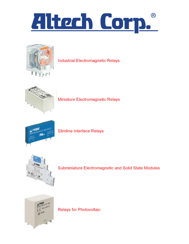 Altech Industrial Electromagnetic Relays